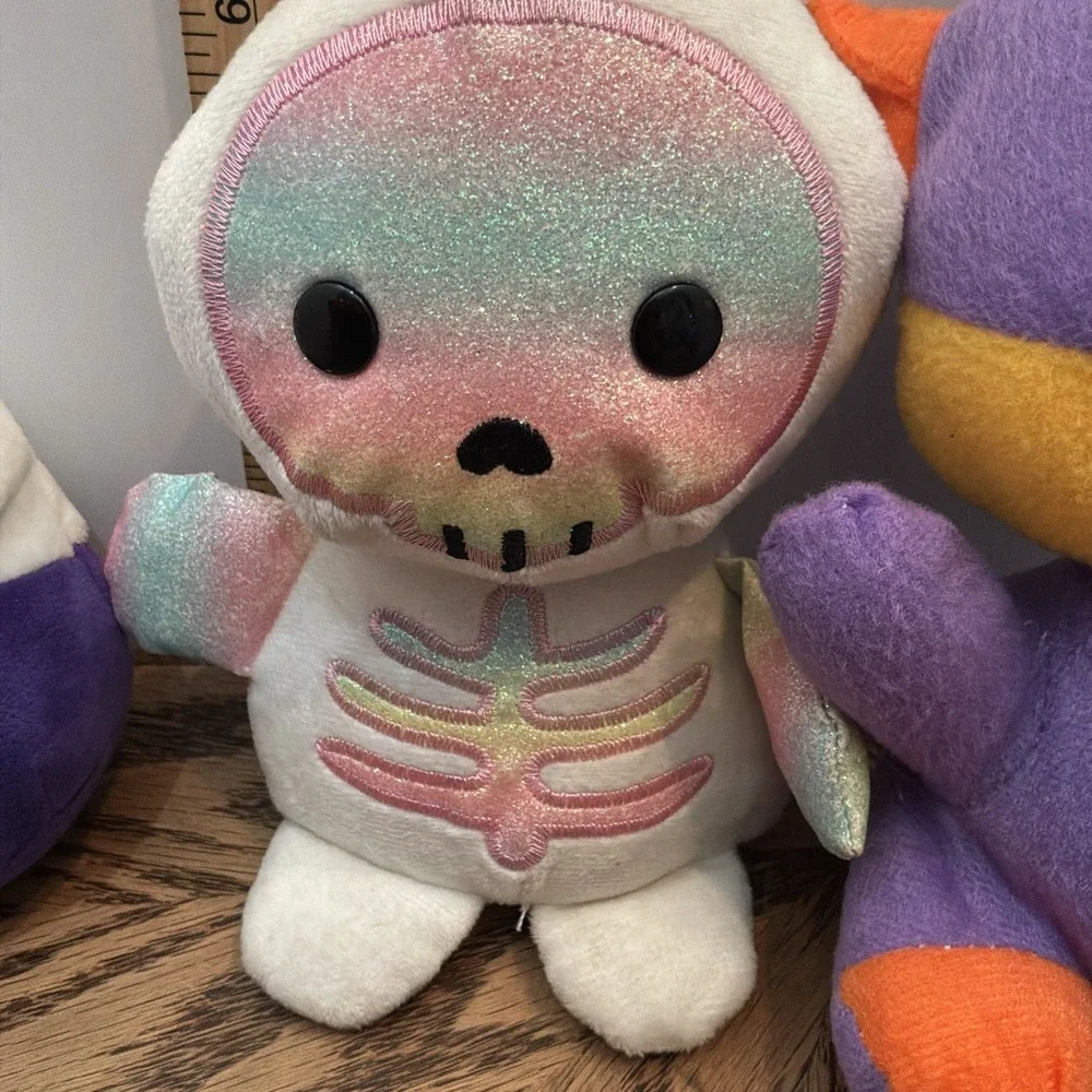 Kelly Toy Plush Lot Squishmellow Spidey Skeleton Fox‎
